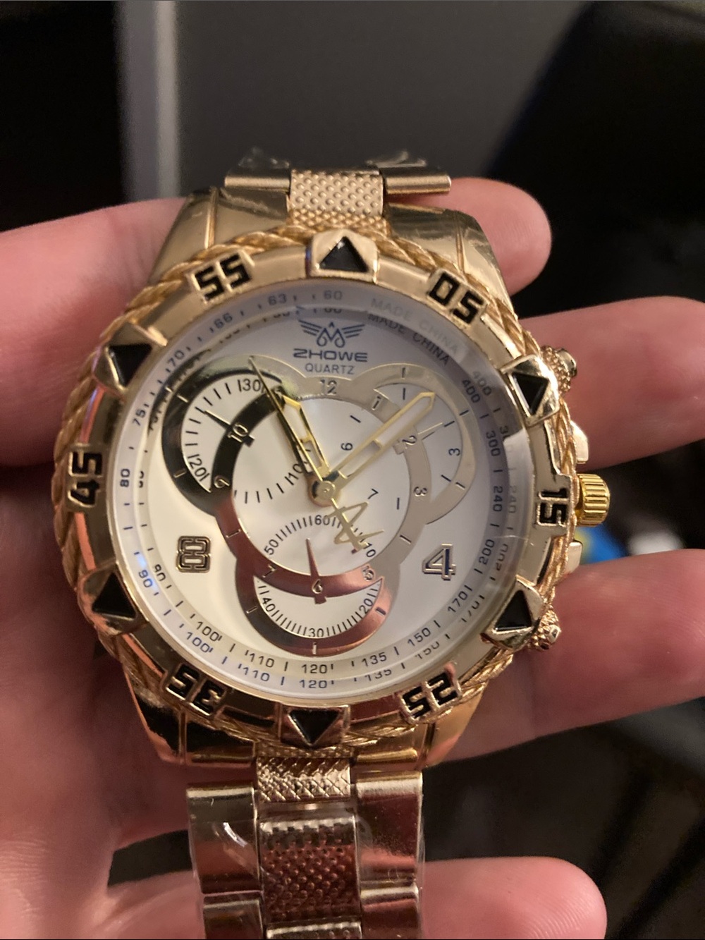 Howe Gold-Tone Men's Quartz Watch - Gold